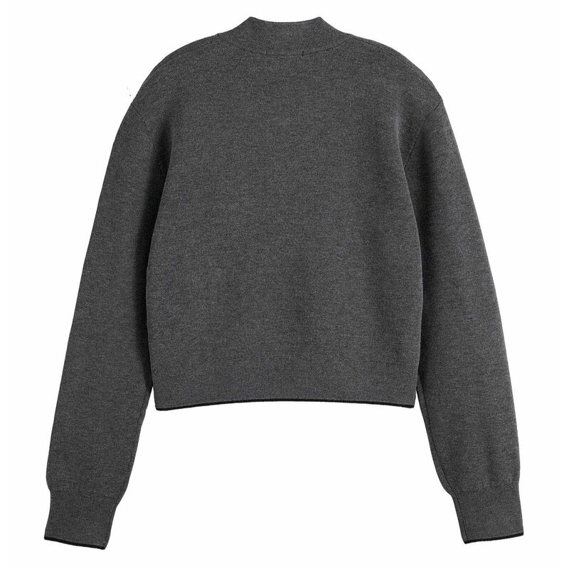 Scotch & Soda Compact Knitted Cropped Bomber image number 1